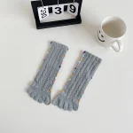 chaussettes à motif cœur élégantes