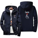 Streetwear coréen veste Univers Coeur
