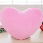 coussin doux rouge coeur d'amitié
