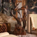 Amour éternel sculpture bois
