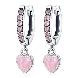 boucles d'oreilles fashion en argent