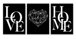 Love Home coeur design moderne