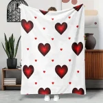 Design élégant couverture multi coeurs