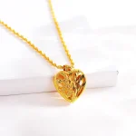 accessoire coeur or luxe