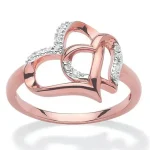 bague coeurs entrelacés Univers Coeur