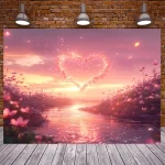 tableau romantique coeur art déco