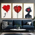 art urbain coeur échelle