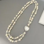 accessoire coeur perle