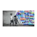 Décoration murale graffiti coeur