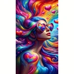 art diamand 5D lunettes