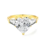 Superbe Bague coeur or