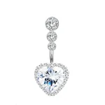 bijou coeur acier chirurgical