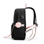 sac à motif coeur papillon