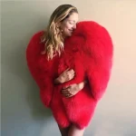 manteau Automne hiver femme coeur