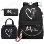 sac coeur papillon