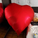 décoration avec ballon coeur