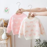 pull coeur doux et confortable