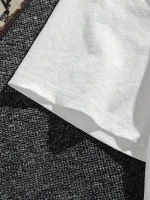 T shirt adulte infini coeur blanc