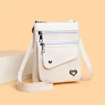 Sac coeur grand téléphone faux cuir