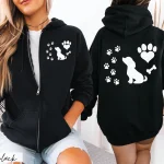 vêtement chien coeur patte
