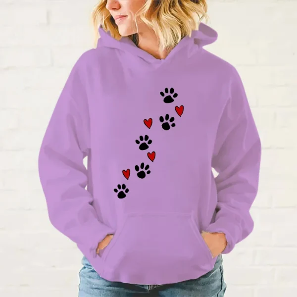 Nouveau Hoodie femme violet