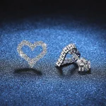 Bijou Moissanite cœur