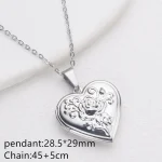 Collier unisexe coeur