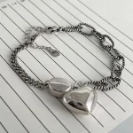 Bracelet coeur élégance