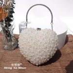 sac de soirée élégant cœur