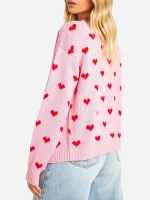 stylish button down sweater
