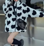 veste coeur réversible pour automne