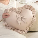 coussin cœur luxe