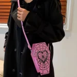 sac à main Halloween tombe coeur