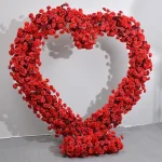 arche florale rouge
