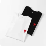 T Shirt mode coeur rouge