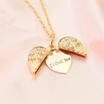 pendentif coeur et ailes