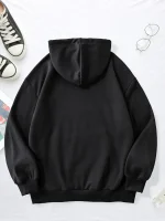 sweat-shirt à motif double cœur