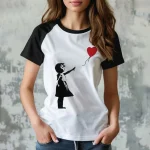 Banksy T-shirt original noir et blanc