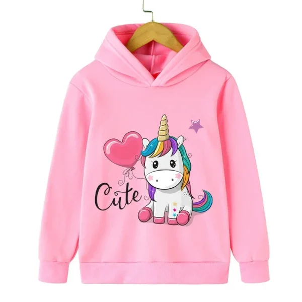 Hoody licorne coeur