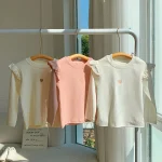 T-shirt cœur fille élégant