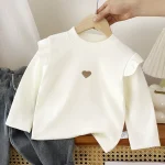 T-shirt épaules frisées enfant