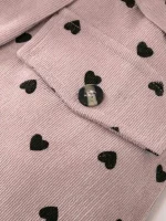 tissus jupe coeur