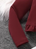 robe enfants automne motif coeur