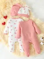 pyjama bébé coeurs