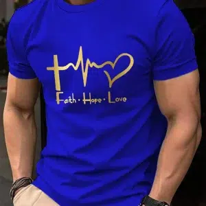 T-Shirt homme ligne de coeur