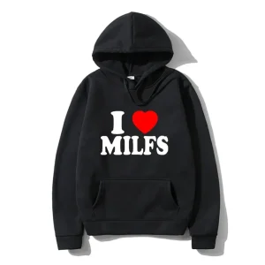 Hoodie homme coeur humoristique