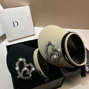 Palette chapeau fashion coeur diamant été