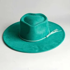 Chapeau cowboy suède cordon 15 couleurs