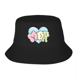 Chapeau Bob coeur noir MDR