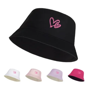 Bob femme double petit coeur uni